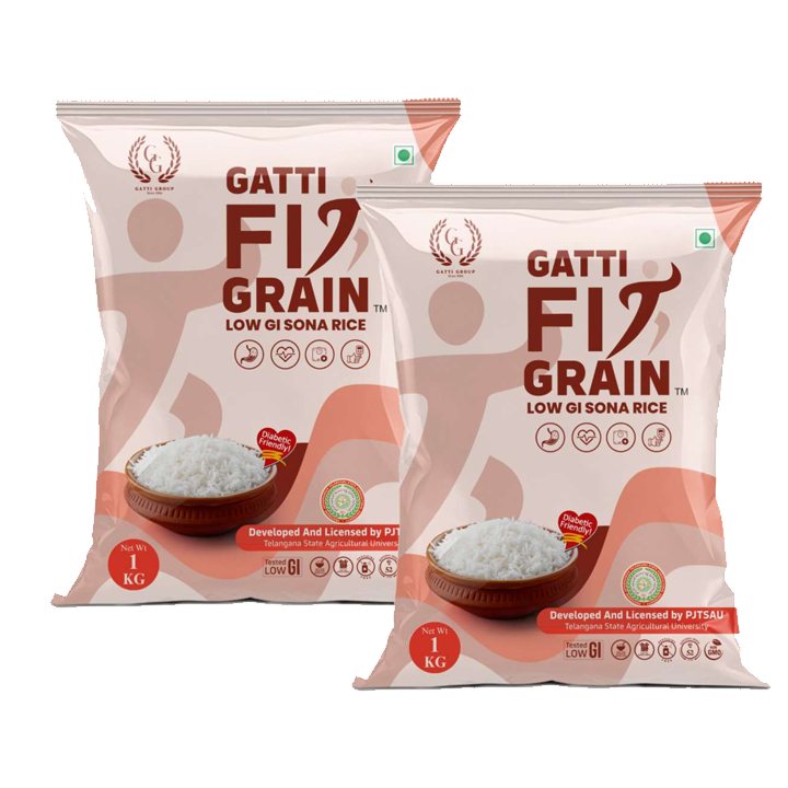 Gatti fit Grain: Low GI Sona Rice 2 kg