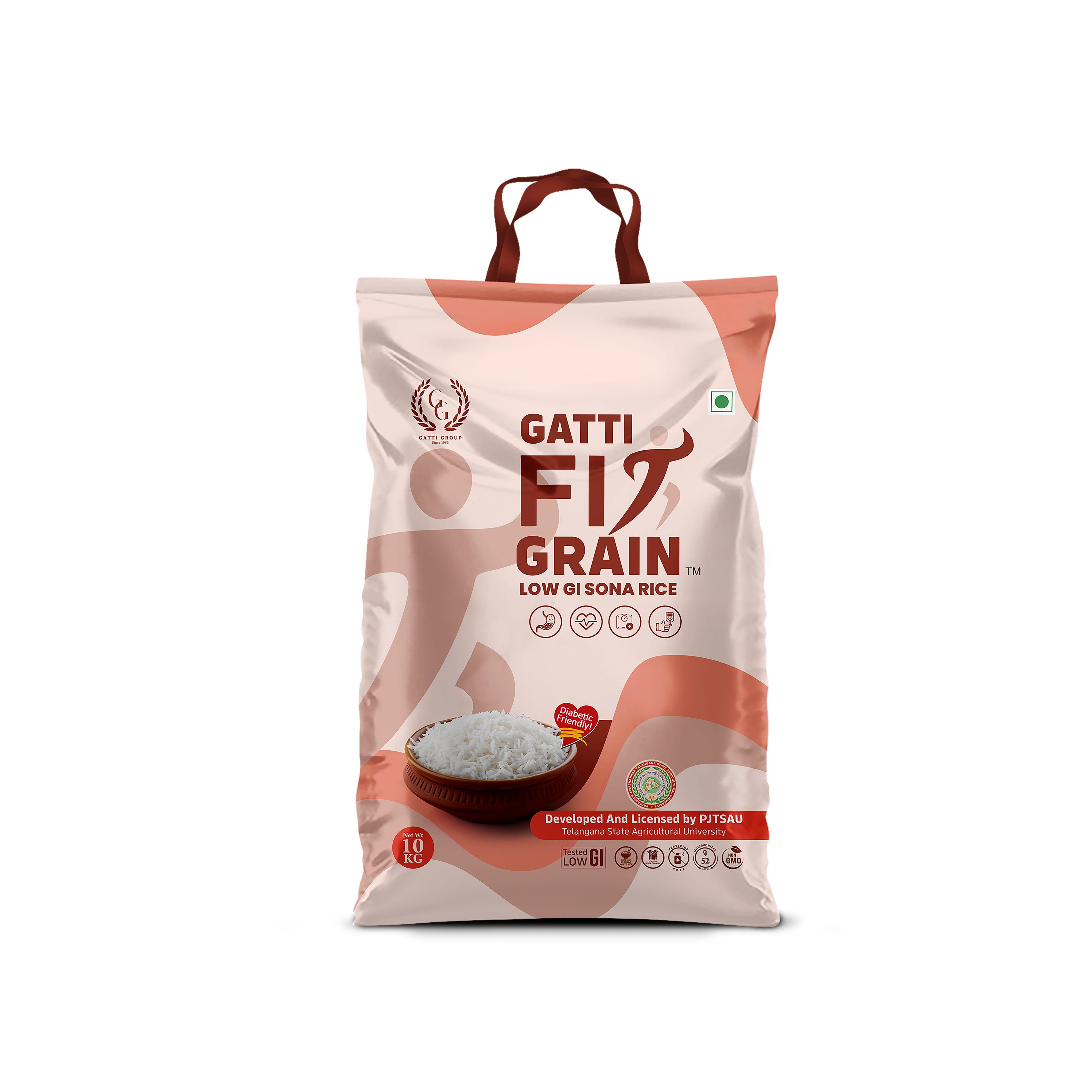 Gatti fit Grain: Low GI Sona Rice 10kg